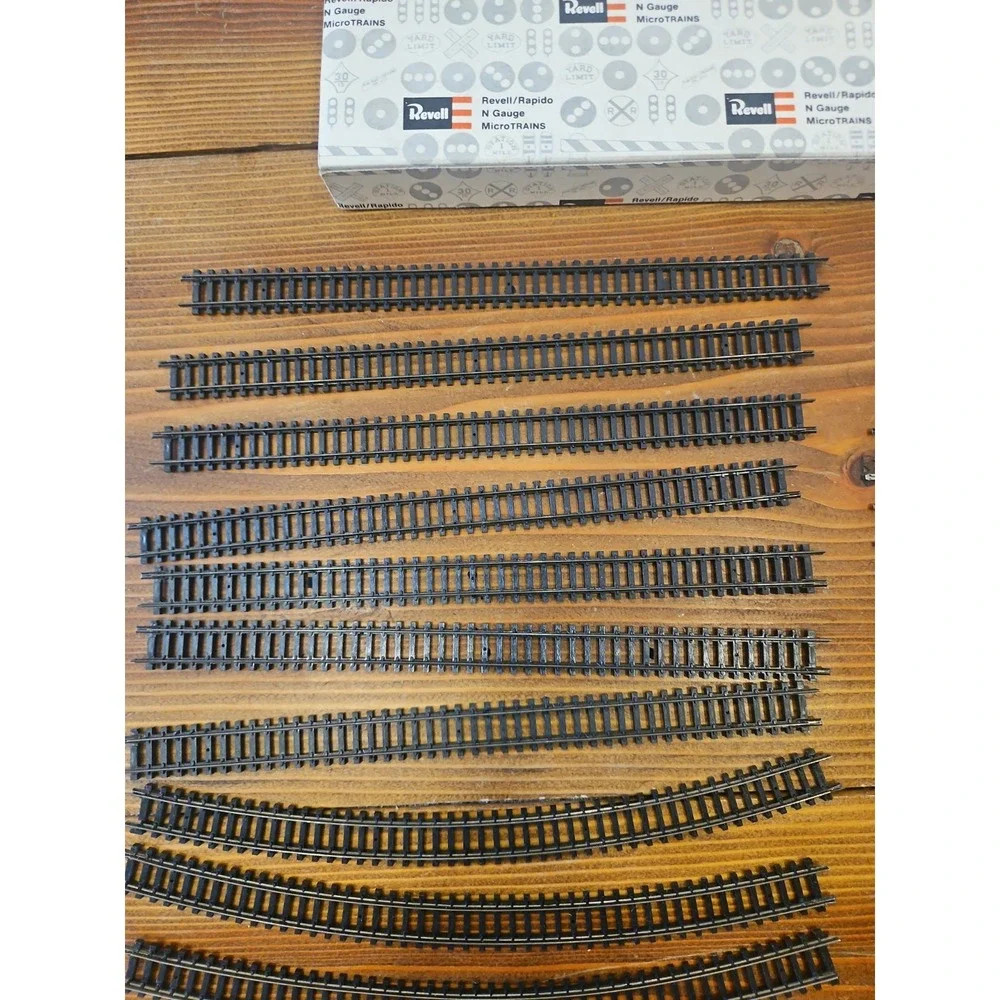 VTG Revell/Rapido N-Gauge Tracks Mixed Lot of 15 pc READ